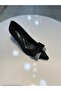 Vollex Short Heeled Stone Stylish Women's Shoes - 3