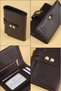 Saraylı Genuine Leather Women's Bitter Brown Wallet with Metal Detail - 5