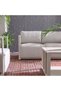 Sydney 5-Seater Outdoor Sofa Set | Aluminium Frame | Modern Patio Furniture | Champagne/Taupe - 4