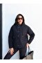Quilted Patterned Hooded Parachute Jacket