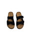 Anatomical Stone Double Tape Velcro Women's Slippers