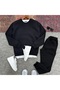 2-Piece Oversize Unisex 3 Thread Ribbed Top and Bottom Set