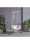 Bella Hanging Chair | 1-Seater Hammock | Modern Swing Chair for Indoor/Outdoor - 95x75x55cm - 2