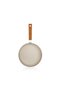 Schafer Ceramoni Ceramic Pan 24 cm and 20 cm Saucepan Set with Lid – Cream - 5