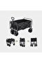 Collapsible Folding Camping Wagon (AF-Black) - 5