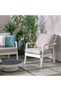Genova 5-Seater Outdoor Sofa Set | Aluminium Frame | Modern Patio Furniture | White & Khaki - 3