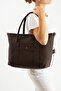 Mega Polo Faux Leather Crossbody Shoulder Bag - 3