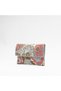 Renee Floral Handcrafted Beaded Golden Clutch Brown Bag Elegance for Every Occasion Day to Night - 3