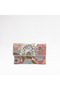 Renee Floral Handcrafted Beaded Golden Clutch Brown Bag Elegance for Every Occasion Day to Night