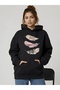 Love Happiness Faith Feather Printed Oversize Unisex Women/Men Hooded Sweatshirt
