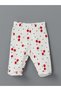 Crew Neck Printed Baby Girl Hospital Discharge Set (S5) - 3