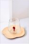 Handmade Murano Glass Boxing Glove Figured Cup