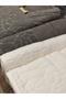 Durul Antique Partial Velvet Cotton 8 Piece Family Bathrobe Set - 2