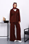 Burgundy Belted Trouser Suit - 2