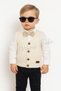 Boy's Thessaloniki Knitted Vest – Flexible and Stylish – Ages 0-5