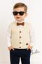 Boy's Thessaloniki Knitted Vest – Flexible and Stylish – Ages 0-5 - 2