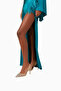 Rada 100 Crystal Stone, Mesh and Satin Slingback Stylish and Elegant High Heel Shoes - 2