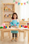 Liquid-Proof Children's Activity Apron and Sleeves – Ages 2-10, Adjustable Painting Apron - 5