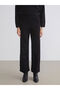 Lcwaikiki Classic Black Women's Knitwear Pants with Elastic Waist - 3
