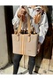 Women's New Season Large Size 3-Compartment Luxury Hand and Shoulder Bag Suitable for Daily Combinations Shoulder Bag - 7