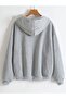 Unisex New York California Printed Hooded Cardigan Jacket - 2