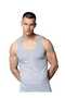 Gray Men's Tank Top with Straps, 3 Pieces, Cotton - 3