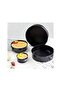 Springform Cake Pan Set Nonstick Leakproof 4 Pcs 10 18 23 25 CM Baking Pans for Cheesecake - 3
