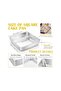 8x8 Inch Square Cake Pans Set of 2 Stainless Steel Baking Pan for Lasagna Brownies Casseroles - 2
