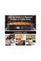 Square Springform Cake Pan 12.2 x 4.33 x 2.7 Inch Nonstick Removable Bottom Leakproof - 6