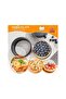 Mini Springform Pan Set 4 Small Cheesecake Pans Nonstick Removable Bottom 4 Inch Deep Gray - 4
