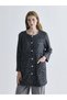 Alita City Lcw Grace Black Interlock Leopard Women's Cardigan with a Difference