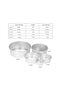 5-Piece Aluminum Round Cake Pan Set – Chiffon Baking Molds with Removable Bottom - 2