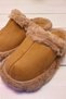Women's New Season Plush Detailed House Slippers. No Sound Slippers. - 7