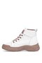 25K310-5 Women's Genuine Leather Sneaker Boots Beige - 3