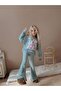 Girl's Spanish-Style Flared Floral Tracksuit Winter Set