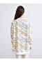 Lcw Modest Blue Plus Size Patterned Women's Sweatshirt Tunic - 5