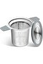 Tea Infuser Strainers for Loose Tea, Stainless Steel Loose Leaf Tea Strainer Stepper with H
