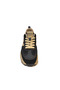 Men's Lace-Up Color Detailed Rubber Anti-Slip Sole Leather Sneakers Shoes - 4