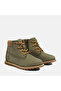 Pokey Pine Mid Lace up with Zip Boot Children's Khaki Boots Tb1A1Vosa581 - 2