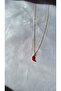 Pepper Necklace Steel Red Cornicello Luck Abundance Necklace - 4