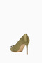 Nova 90 Khaki Crystal Embroidered Luxury, Satin Pointed Toe High Heel Stiletto - 3