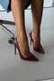 Opra BURGUNDY CRINKLED PATENT LEATHER - 7