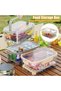 Storage Container, OPTIM SOLUTION, with Ice Separator and Drain, Portable, Keeps Food Cold, PP, Lunc - 2