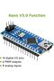 لوحة تحكم MakerFocus Mini Nano V3.0 ATmega328P مع كابل USB لـ Arduino - 2