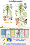 Watercolor Themed Forest Animals Trees and Clouds Children's Room Wall Sticker - 2