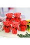 Yumoş Mini Plush Teddy Bear Set of 5 Sweet Cute Adorable Baby Bear Bag Ornament Keychain Gift Set - 3