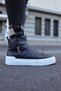 Ch113 Swat Men's Sports Casual Zippered Leather Boots Cbt - Black - 3