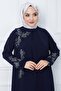 Plus-Size Long Leaf Stone Mother Dress - 5