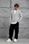 Men's Knitwear Mrk Full Gray Oversize Zippered Knitwear Fabric - 4