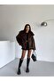 Shawl Collar Oversize Lined Premium Fur Coat - 5